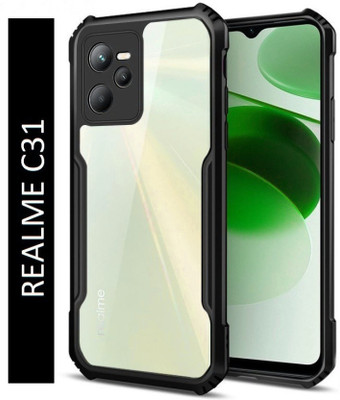 LILLIPUT Back Cover for Realme C35(Black, Pack of: 1)