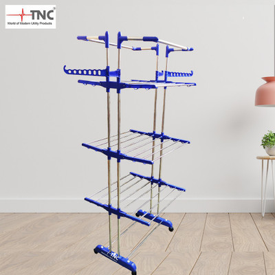 TNC Steel Floor Cloth Dryer Stand T-CDS-JB2SS-JUMBO-0171(4 Tier)