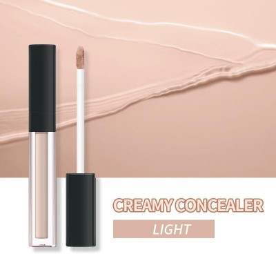 Herrlich Full Cover Liquid Concealer Makeup Eye Dark Circles Cream Waterproof Concealer(LIGHT, 10 ml)