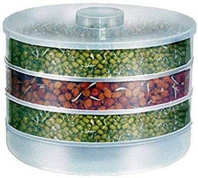 Fitaza Plastic Sprout Maker  - 4 L(Multicolor)