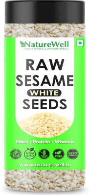 Naturewell Sesame Seed, Organic White Sesame Seed/ White Till Rich in Fiber White Sesame Seeds(150 g)