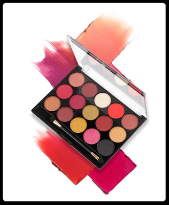 KA-KAIASHA MULTICOLOR 15 SHADES EYESHADOW PALETTE PACK OF-1 20 g(MULTICOLOR)