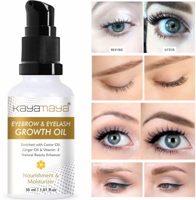 Kayamaya Eyebrow & Eyelash Growth Oil 30 ml(Black)