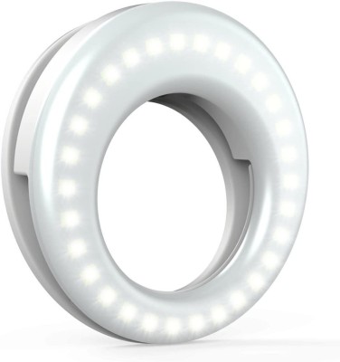 KAELAN Best collection 3 levels Selfie LED Flash Ring Light For All smartphone Ring Flash(White)