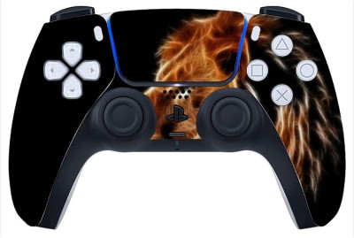 GADGETSWRAP 2005SHFL-1300 glowing lion PS5 Controller Skin  Gaming Accessory Kit(Multicolor, For PS5)