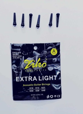 Ziko Acoustic EXTRA LIGHT AND PINN Guitar String(6 Strings)