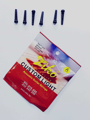 Ziko Acoustic CUSTOM GAUGE Guitar String(6 Strings)