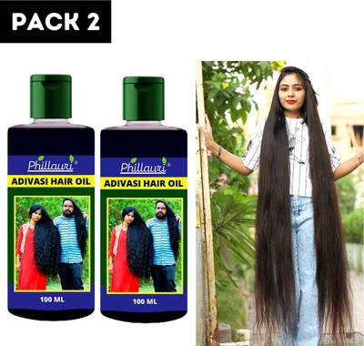 Phillauri Aryuvedic Jadibuti Adivasi Natural Hair Oil 100 ml (Pack of 2) Hair Oil