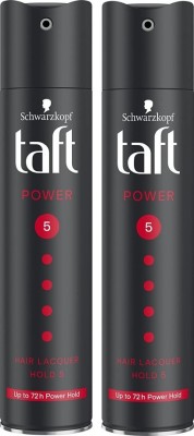 Schwarzkopf Taft Power Hair Lacquer Spray 250ML (Pack of 2) Hair Spray(500 ml)