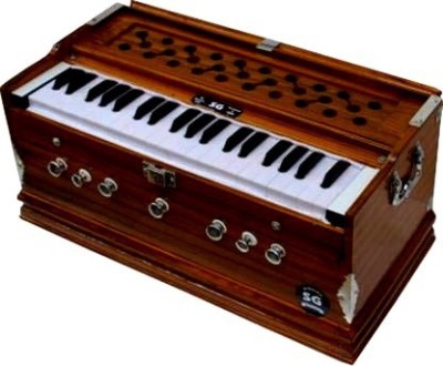 SG MUSICAL Flute 7 Stopper Harmonium, 39 Keys,For Student FSMNH100 3.25 Octave Hand Pumped Harmonium(Three Fold Bellow, Bass Reed, Male Reed)