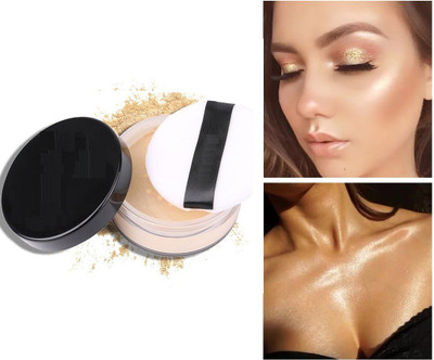 YAWI PROFESSIONAL MAKE UP LOOK SHIMMERY GOLD COLOR HIGHLIGHTER Highlighter(GOLD)
