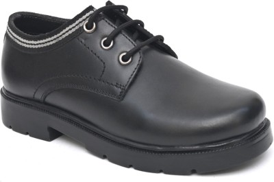 Fresh1947Feet Boys Lace Casual Shoes(Black, 7-8)