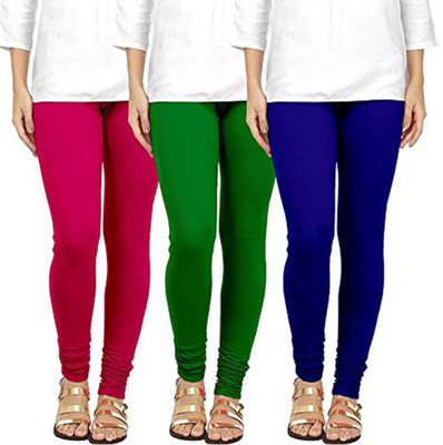 Honeylips Churidar  Ethnic Wear Legging(Multicolor, Solid)