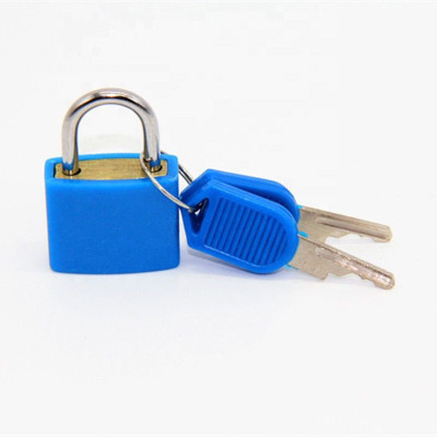 WunderVoX Padlock Suitcase Drawer Lock Luggage Case Keyed Padlock-X60 Padlock(Blue)