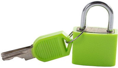 WunderVoX Suitcase Locks with Keys Small Metal Padlocks-X45 Padlock(Green)