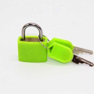 WunderVoX Luggage Case Keyed Padlock Anti-Theft Locks with 2 Keys-X61 Padlock(Green)