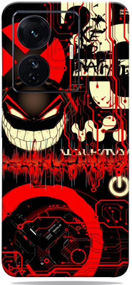 TJ CREATION Red Graffiti Iqoo Z6 5g Back skin Guard, Iqoo Z6 5g Mobile Skin(Ultra Super Red Graffiti Skin With High Matte Finish.)