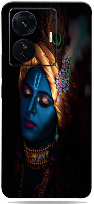 TJ CREATION Enlightened Krishna Mobile Back Skin Guard, Enlightened Krishna, Iqoo Z6 Pro 5G Mobile Skin(Enlightened Krishna Skin With High Matte Finish.)