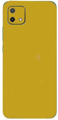 AsSkin Oppo A16e Mobile Skin(Ultra Super Carbon Golden Matte Skin With High Gloss Finish).)