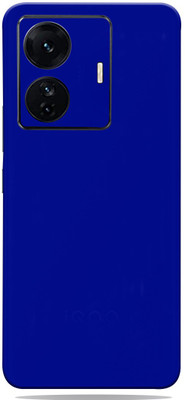 BUGGU Blue Matte Mobile Back Skin Guard, Blue Matte, Iqoo 6Z Pro 5G Mobile Skin(Blue Matte Skin With High Matte Finish.)