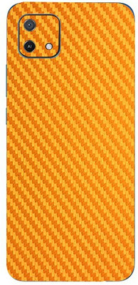AsSkin Oppo A16e Mobile Skin(Ultra Super Carbon Cf Golden Skin With High Gloss Finish).)