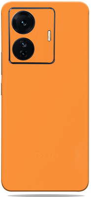 BugguSkin Orange Matte Iqoo Z6 5g Back skin Guard, Iqoo Z6 5g Mobile Skin(Ultra Super Orange Matte Skin With High Matte Finish.)
