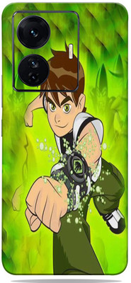 TJ CREATION Ben 10 Iqoo Z6 5g Back skin Guard, Iqoo Z6 5g Mobile Skin(Ultra Super Ben 10 Skin With High Matte Finish.)