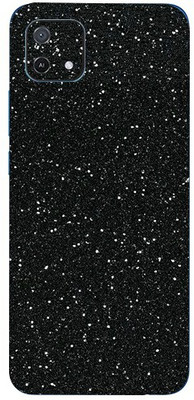 AsSkin Oppo A16e Mobile Skin(Ultra Super Black Glitter fiber wallpaper Skin With High Gloss Finish).)