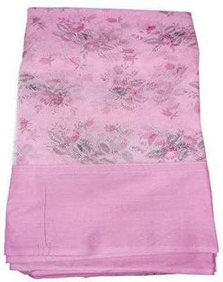 Iblay Cotton Adults Washable Single Bed Hanging Mosquito Net Net with Bottom Strip to Tuck Inside Mattress Pink Color Mosquito Net(Pink, Bed Box)