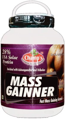 CHAMPS NUTRITION Mass Gainer 3 kg Weight Gainers/Mass Gainers(3 kg, CHOCOLATE, Butter scotch)