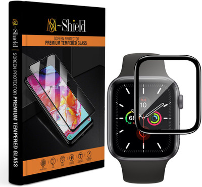 MS-Shield Impossible Screen Guard for Apple Watch Series 5 · 44mm, PMMA Full Coverage Screen Protector(Pack of 1)