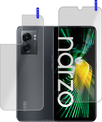 PONDRIK Front and Back Screen Guard for Realme Narzo 50 5G(Pack of 2)