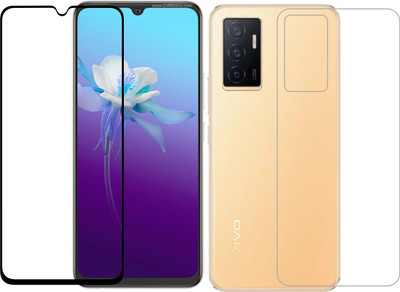 Ten To 11 Front and Back Tempered Glass for ViVO Y75(Pack of 2)
