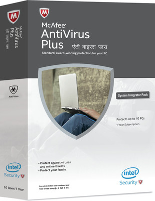 McAfee Anti-virus 10.0 User 1 Year(CD/DVD)