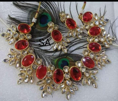 CATALYST Alloy Copper Red Jewellery Set(Pack of 1)