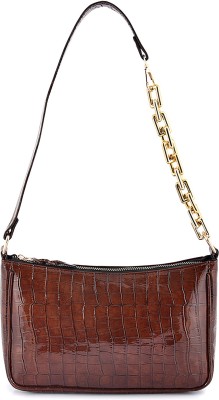 Dressberry Women Brown Shoulder Bag