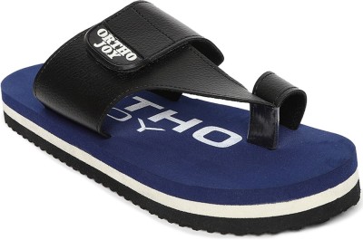 ORTHO JOY Men Slippers(Blue , 6)