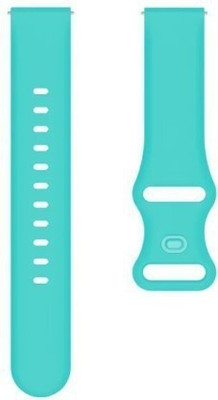 RUPELIK 20MM Silicon Watch Strap Double Lock For Sam Amazfit Bip/Gear S2 Classic/Active2 Smart Watch Strap(Blue)