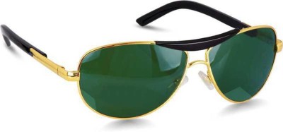 UZAK Aviator Sunglasses(For Men & Women, Green)