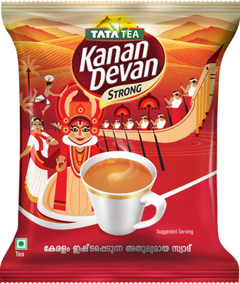 Tata Tea Kanan Devan Strong, Black Tea Pouch(500 g)