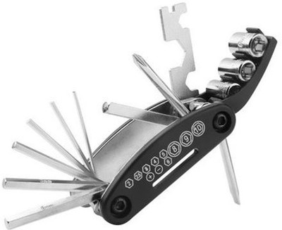 WunderVoX 16 in 1 Multifunction Tool Kit Practical Bike Accessory-X54 Cycling 16 in 1 Multitool Tool Kit Bicycle