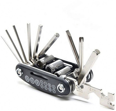 WunderVoX Multifunctional Bicycle Cycling Bike Repair Tool Set Tool Kit-X9 Cycling 16 in 1 Multitool Tool Kit Bicycle