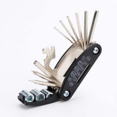WunderVoX Tool Kit 16 in 1 Multifunction Tool-X44 Cycling 16 in 1 Multitool Tool Kit Bicycle