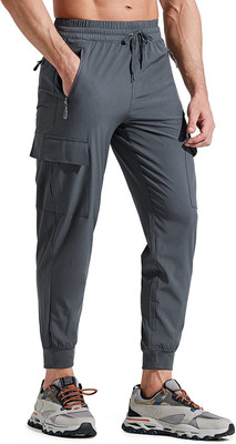 The Modern Soul Solid Men Grey Track Pants