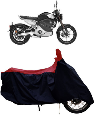 Tricway Two Wheeler Cover for Revolt(RV Cafe Racer BS6, Red)
