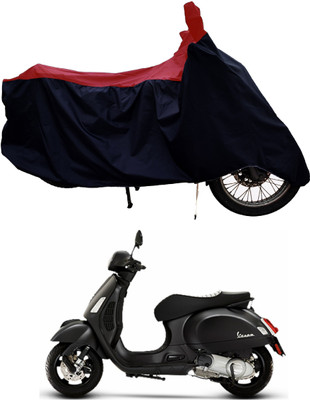 Tricway Two Wheeler Cover for Vespa(Notte 125 BS6, Red)