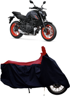 Tricway Two Wheeler Cover for Yamaha(MT 07, Red)