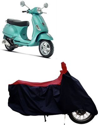 Tricway Two Wheeler Cover for Piaggio(Vespa LX, Red)