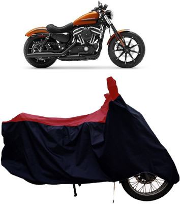 Tricway Two Wheeler Cover for Harley Davidson(Iron 883, Red)