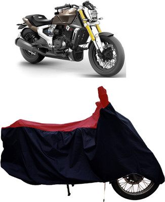 Tricway Two Wheeler Cover for TVS(Zeppelin BS6, Red)